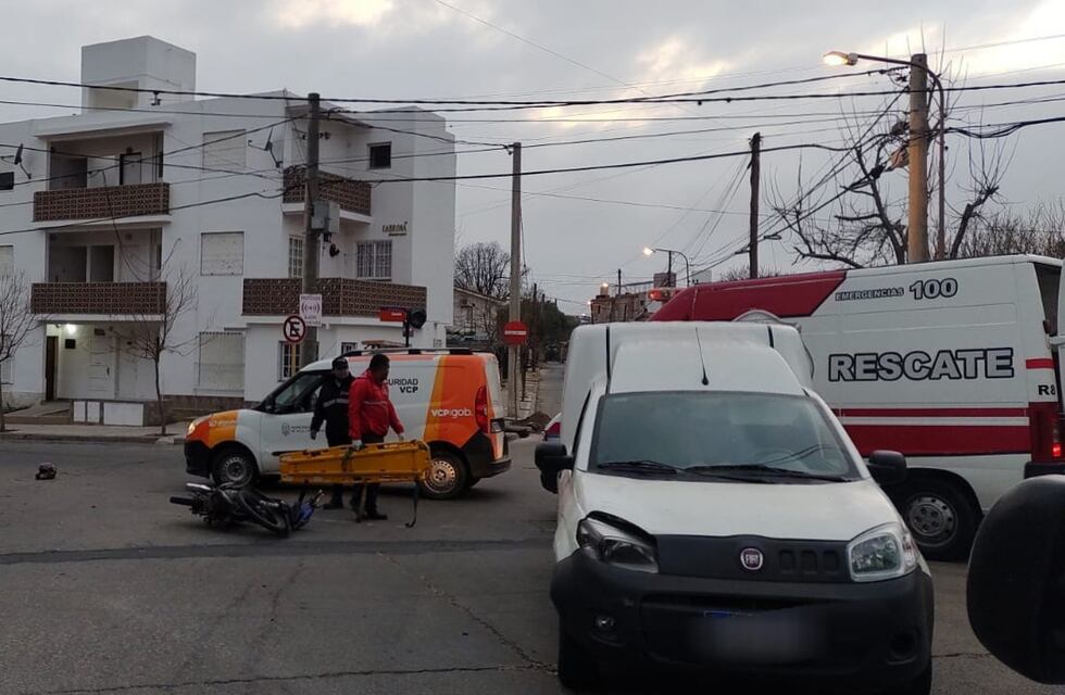 Motocilista herido por un accidente en Villa Carlos Paz