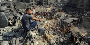 El campo de refugiados atacado, en el norte de la Franja de Gaza. (AP Foto/Abed Khaled)