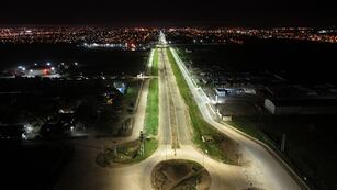 El acceso oeste de Rafaela ya está terminado.