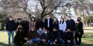 Daniel Quacquarini presentó a las personas que lo acompañarán en la nueva gestión (Facebook Daniel Quacquarini)