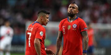 Alexis Sánchez y Arturo Vidal no lograron meter a Chile en el Mundial de Qatar 2022.