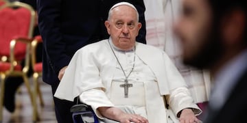 Debido a una inflamación pulmonar, el Papa debió suspender gran parte de su agenda. Foto: Infobae