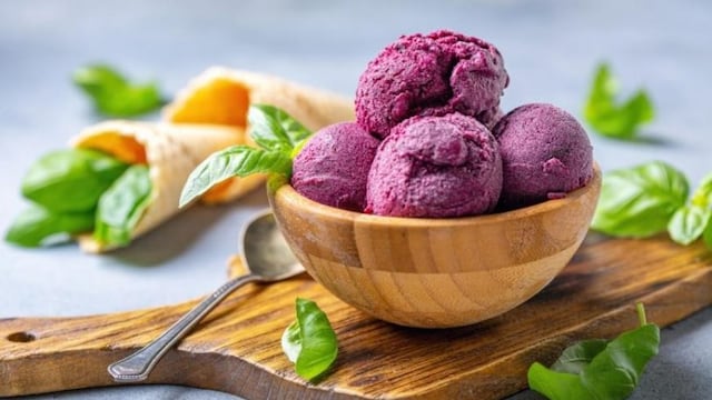 Receta helado de vino tinto