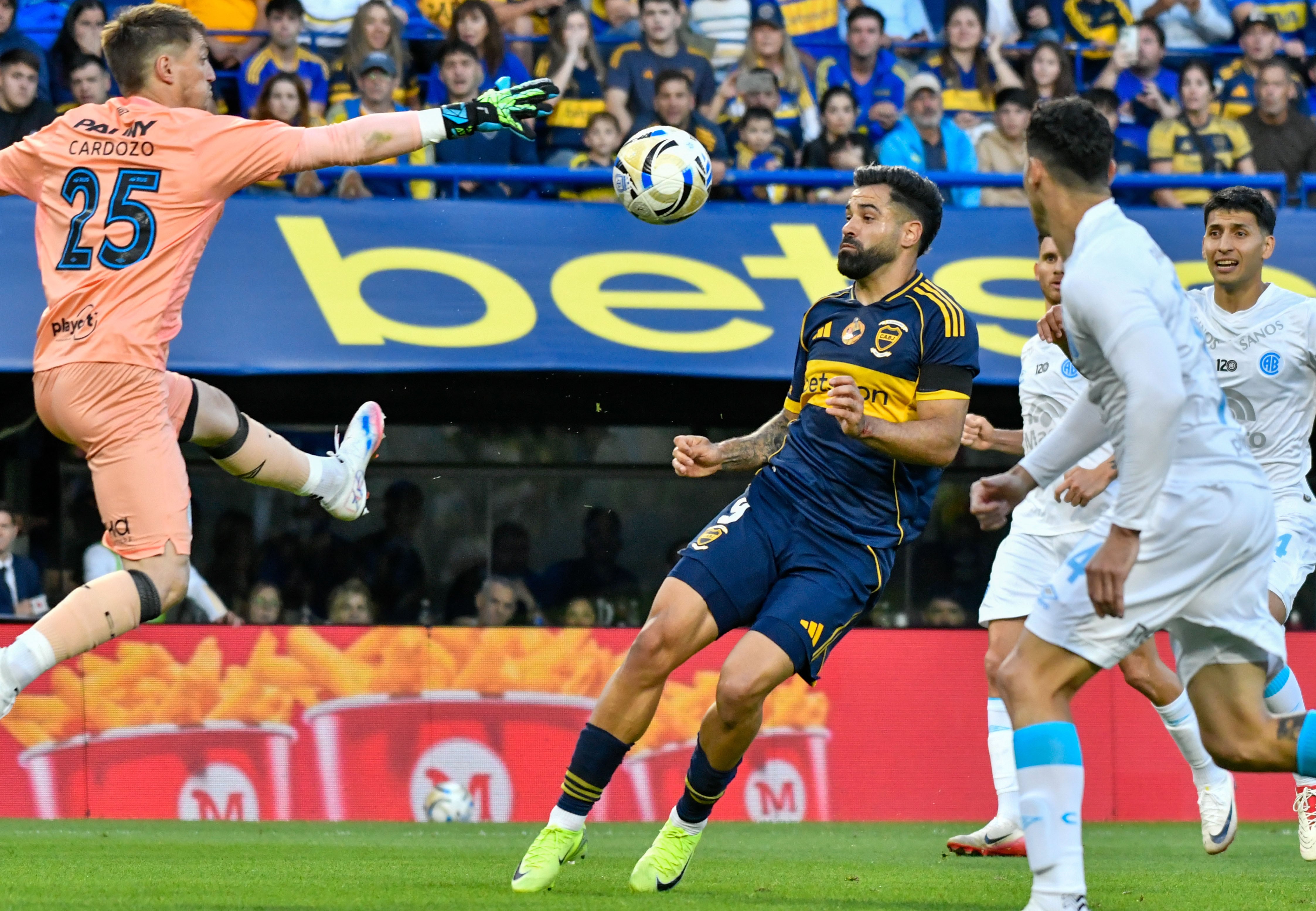 Thiago Cardozo, figura en Boca-Belgrano. (Fotobaires).