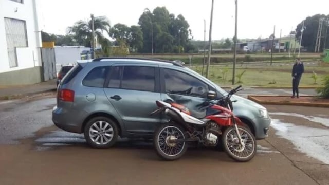 Siniestro vial en San Vicente dejó a una persona lesionada.