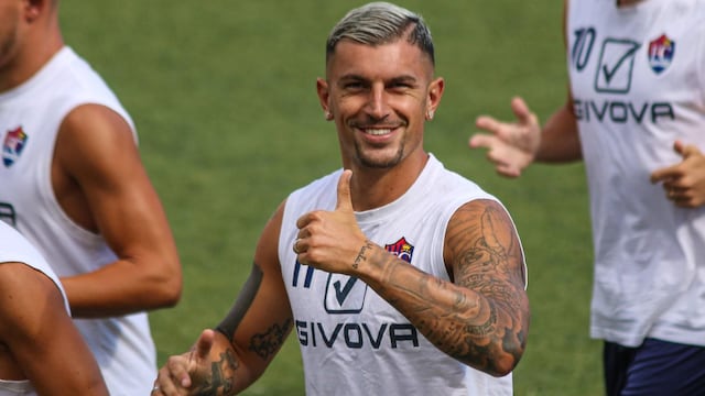 "Luifa" Galesio sigue su carrera en el ascenso del fútbol italiano (Gentileza Luis Fabián Galesio).