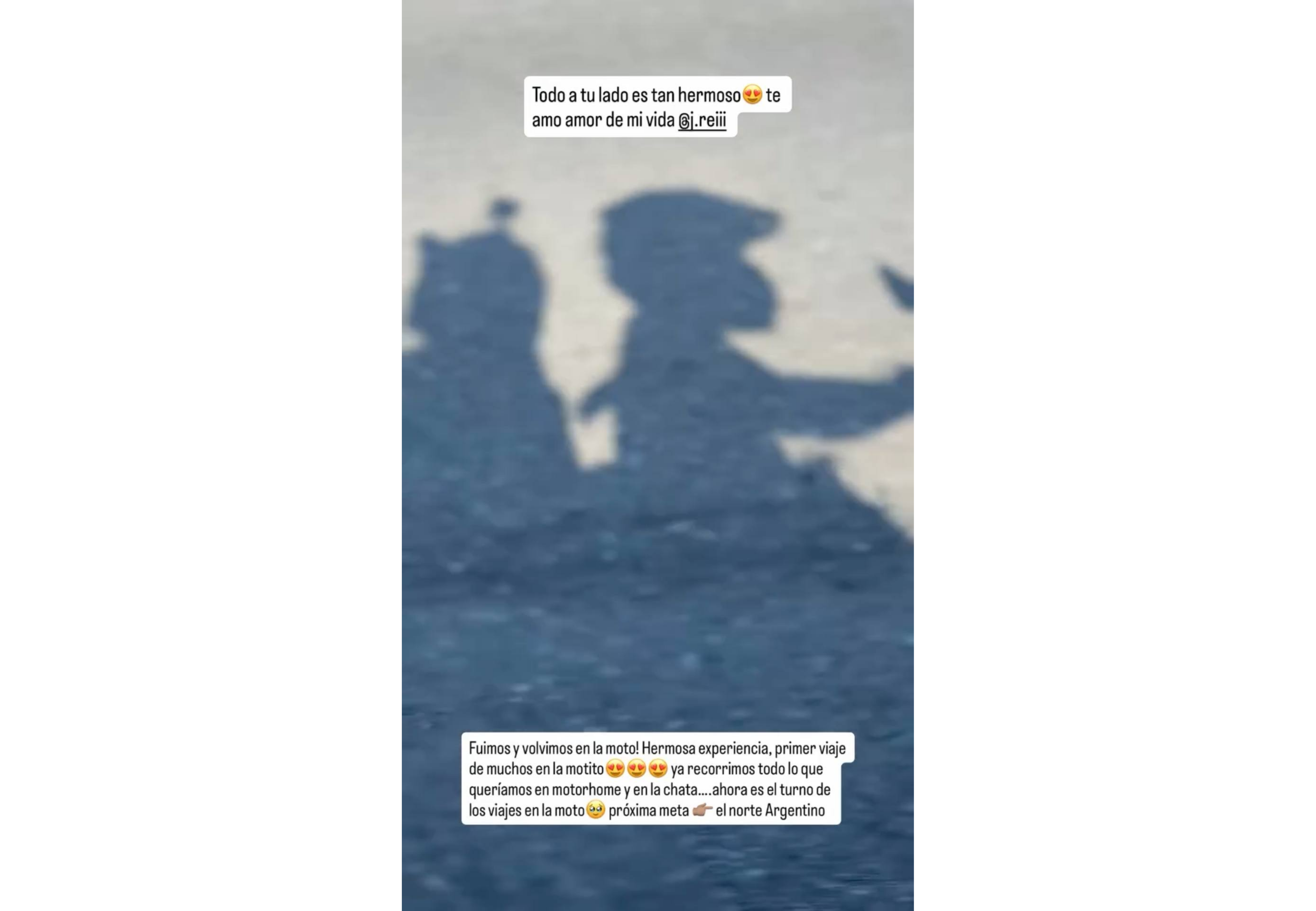 La cantante compartió imágenes en sus redes.