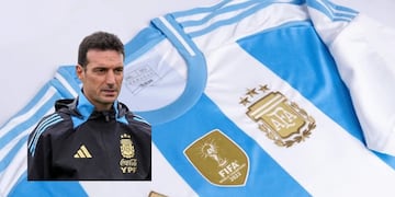 Selección Argentina y Scaloni.