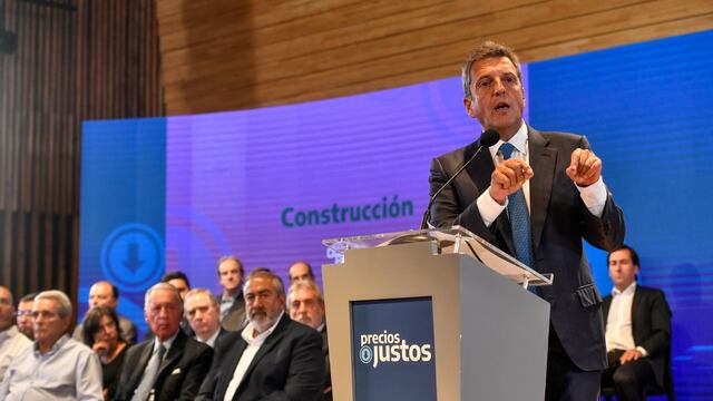 El ministro de Economía, Sergio Massa, anunció el viernes el nuevo programa de Precios Justos.