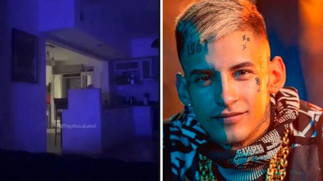 El inquietante video de L-Gante donde muestra fantasmas en su casa: “Me están atormentando”