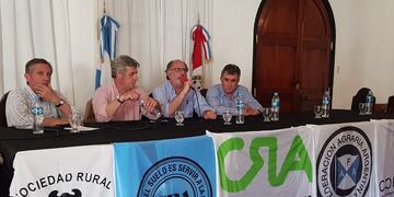 Los presidentes de las cuatro entidades de la Mesa de Enlace se vuelven a encontrar en Río Cuarto.