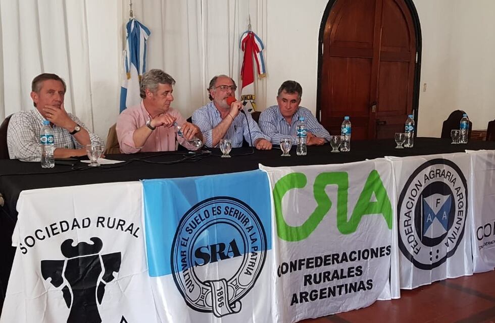 La Mesa de Enlace analiza medidas, este viernes en Río Cuarto