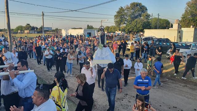 Misa y procesión Virgen Santa Teresita en El Fuertecito