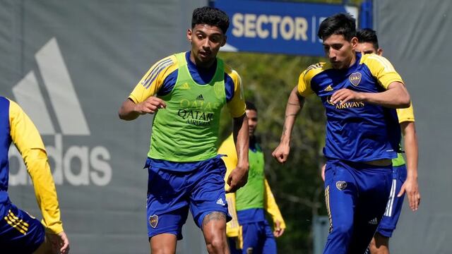 Cristian Medina y Ezequiel Zeballos regresaron a Boca tras su paso por la Selección