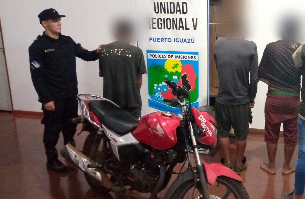 Recuperan motocicletas robadas y detienen a los presuntos autores en Puerto Iguazú