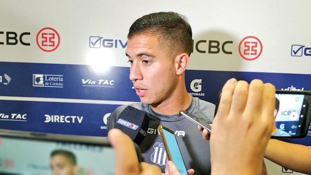 El volante José Mauri, convencido en que el Cacique no se va (prensa Talleres).