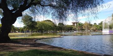 Lago recreativo en Morteros