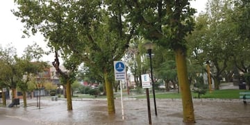 Merlo y las consecuencias de las lluvias.