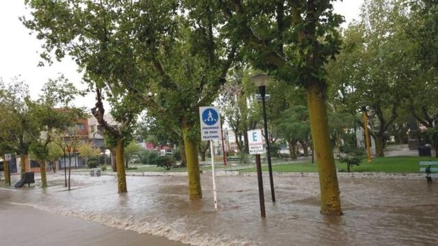 Merlo y las consecuencias de las lluvias.