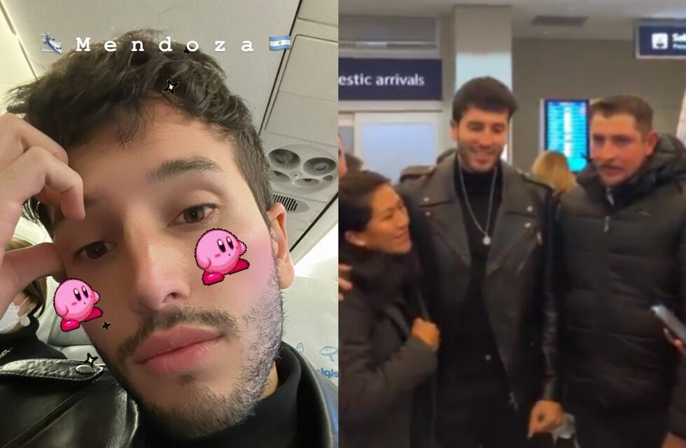 Sebastián Yatra ya está en Mendoza y sus fans enloquecieron