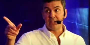 Santiago Peña, el candidato a presidente por Paraguay que emitió la frase contra los argentinos.