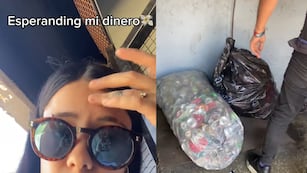 La mujer recolectó por un año.