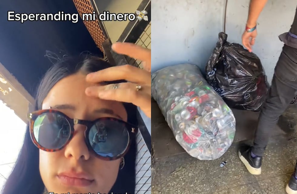 Juntó latas de aluminio por un año, las llevó a reciclar y la plata que le dieron la sorprendió