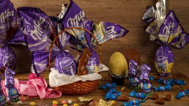 Cuánto cuesta un huevo de chocolate marca Milka para Pascua 2025