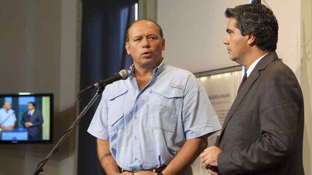 Berni y Capitanich. (Télam/Archivo).