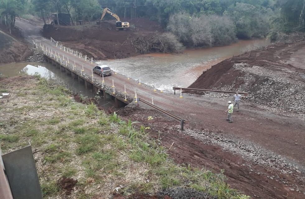 Puente Pindaytí: quedó habilitado el paso alternativo
