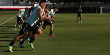 Entrenamiento de la Selección Argentina