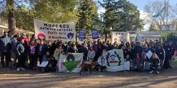 Marcha “Paren de matarnos” en Pehuen Co