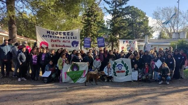 Marcha “Paren de matarnos” en Pehuen Co