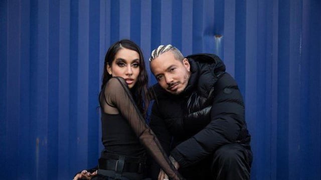 María Becerra y J Balvin en "¿Qué más pues?".