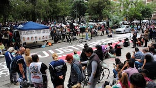 El día anterior se llevó a cabo un acto en reclamo de justicia por los asesinatos durante la crisis.