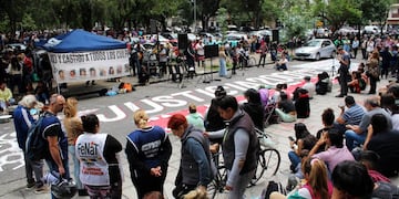 El día anterior se llevó a cabo un acto en reclamo de justicia por los asesinatos durante la crisis.