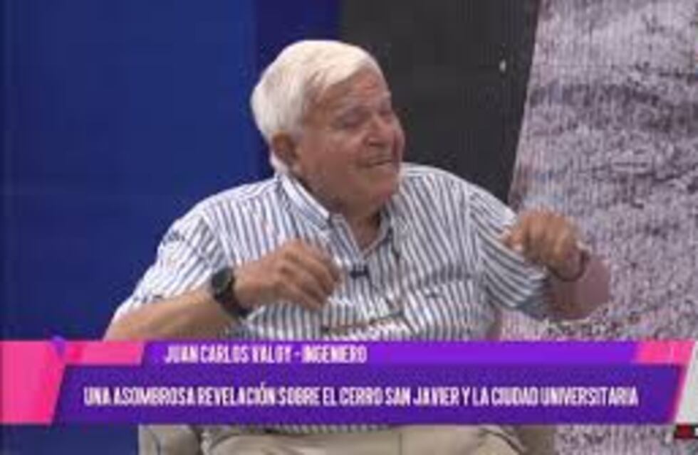 El ingeniero Juan Valoy analiza la estructura geológica de la Sierra de San Javier