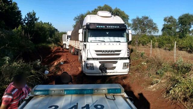 Vuelven a detener a tres camiones con soja ilegal en el ingreso de Misiones