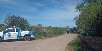 Operativo de la GUR y de la policía, donde encontraron los elementos robados