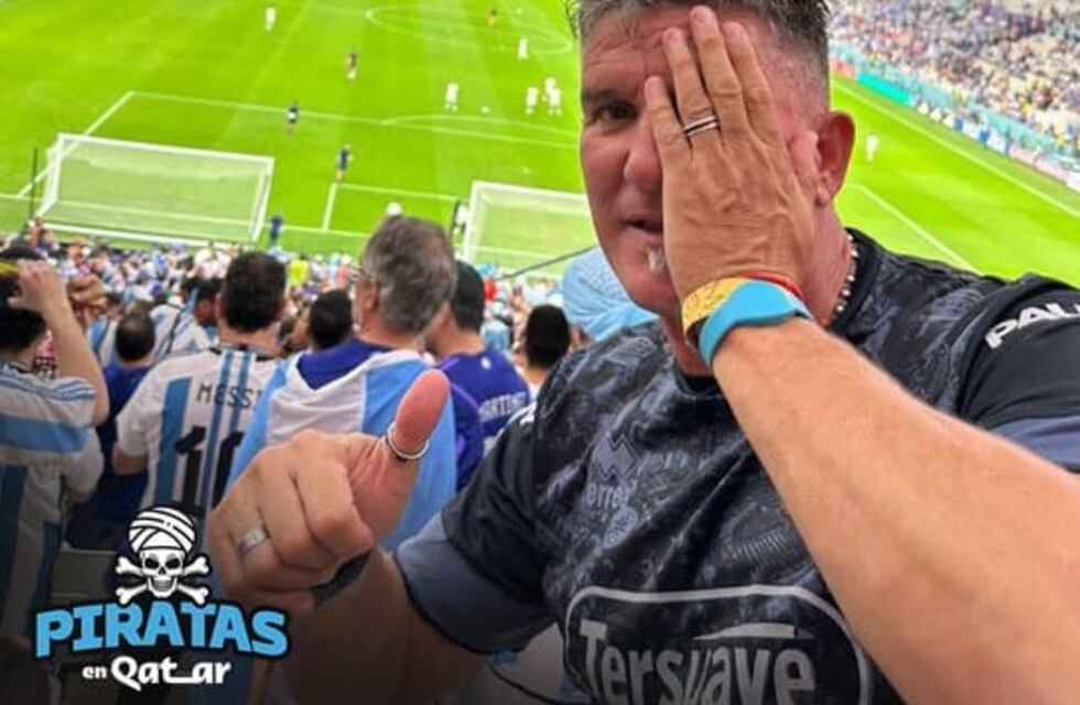 Mundial de Qatar 2022: El Luifa Artime, aliento de Belgrano y cantando como un hincha más por la Selección