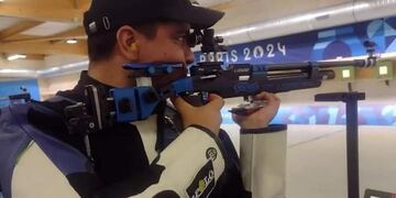 Es el primer catamarqueño en estas pruebas.Serà en tiro de rifle de aire 10 metros.