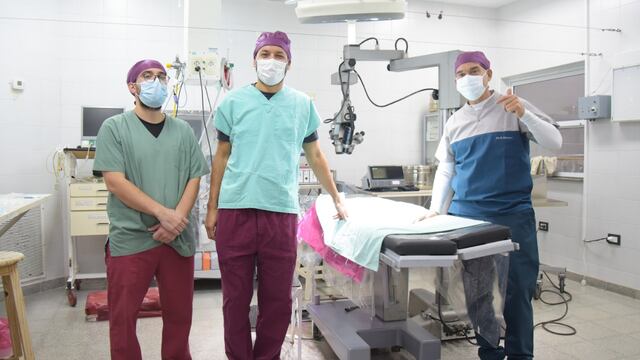 Cirugía Cataratas total del Ojo izquierdo con colocación de lente Intra Ocular Arroyito