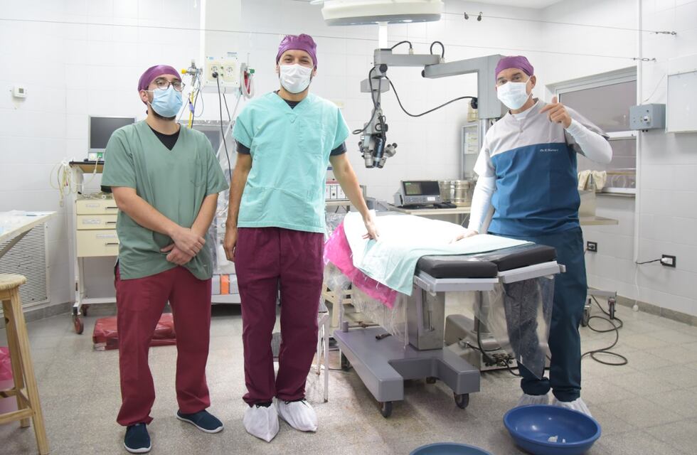 Se realizó un operación ocular de alta complejidad en el Hospital de Arroyito