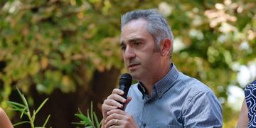 Andrés "Cuervo" Larroque, ministro de Desarrollo de la Comunidad bonaerense. (La Voz)
