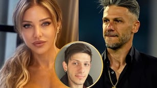 Evangelina Anderson, Facundo y Martín Demichelis.