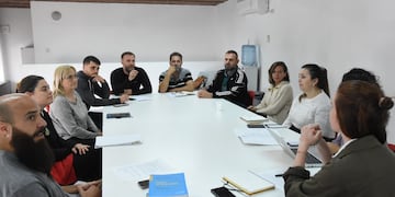 Encuentro entre representantes de la UNRaf y la Municipalidad de Rafaela