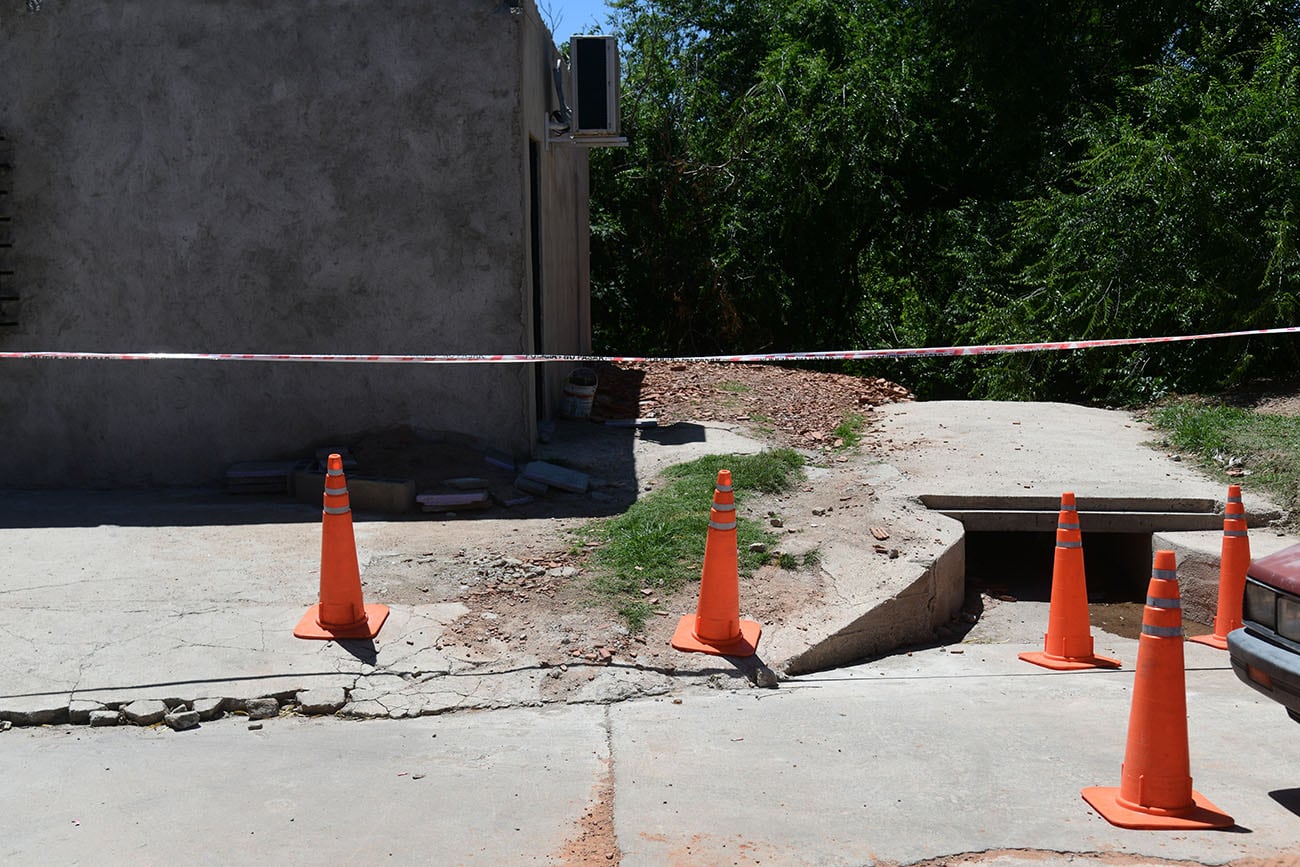 Encontraron restos humanos en una bolsa en el barrio General Urquiza. (Ramiro Pereyra / La Voz)