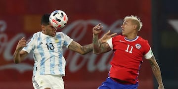 El Cuti Romero se recupera pero no estaría ante Chile, en el debut por la Copa (AP).