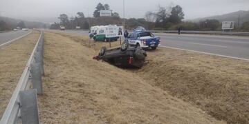 Accidente en autopista Córdoba Carlos Paz