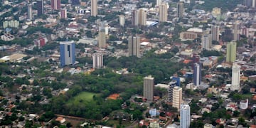 Imágen ilustrativa. Foto aérea de Foz de Iguazú.